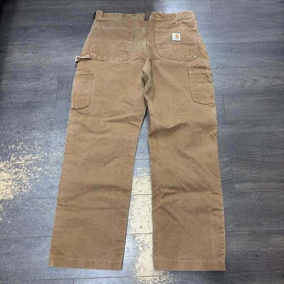 vintage carhartt double knee cargo jeans 00s 32x28 - Picture 5 of 6